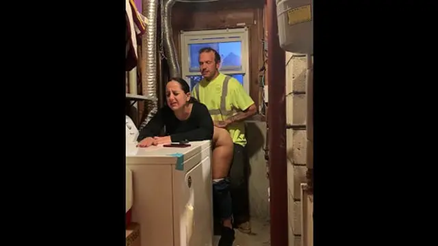 Secretly penetrating my friend’s wife as he’s across the wall