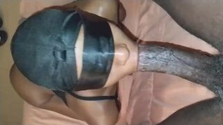 Blindfucked helpless slave