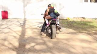 Layla Perez's bike-ride-turned-blwjob adventure goes viral on DarkTube; explicit HD clips incoming!