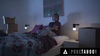 Rookie teen Reagan gets revenge on thieves, pleasuring herself with intense BDSM