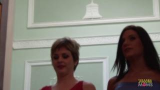 The blonde milfs' screams echo as DP and anal👌 creampies ring the climax🚀