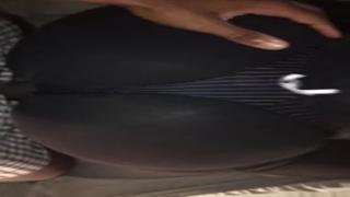 Leggy lingerie lingerie-clad seductress gets brutal POV banging from behind
