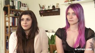 Maria M and Julie exchange sensual massage climaxing with lustful heights