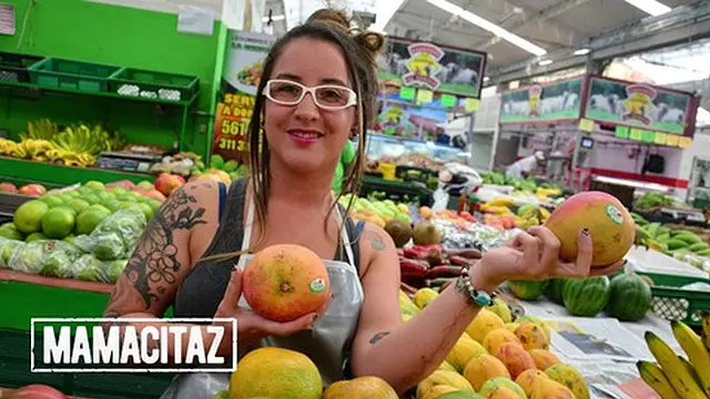 Juicy Latina Slut Gets Smothered in Oil and Fucked Raw on Meat Market Streets