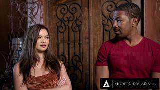 Hot young thing battles raging bull over mature mistress's eager snatch