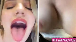 Brunette Lesbian Kenna James Pleasuring Her Wet Tight Pussy✌