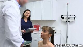 Nurse Jasmine Wilde gets ready for a threesome with Tommy King and Dr Mike Mancini