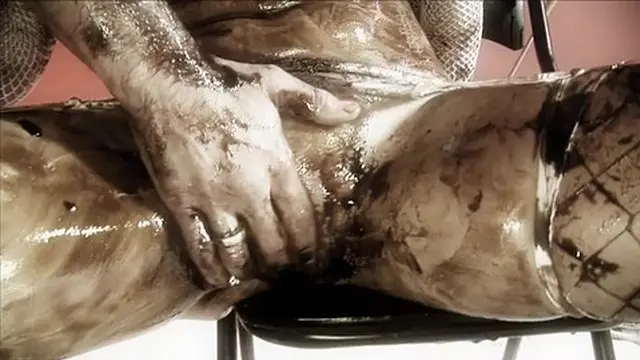 Big Boobed Brunette Jodi James Drenched in Chocolate for Sucking and Fucking