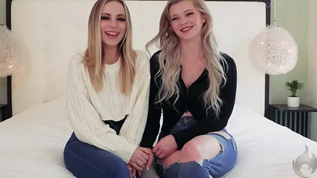 Anna Claire and Kay Carter share intense, explicit intimate moments