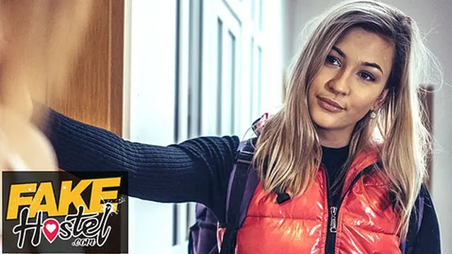 Fake hostel MILF and teen lesbian seduce straight boy for wild fuck