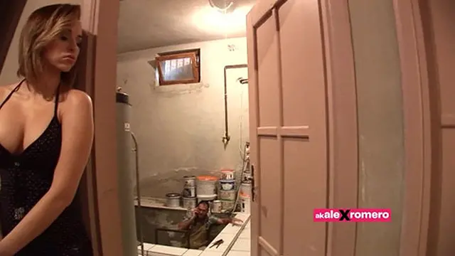 Busty housewife loves plumber's big dick (short)