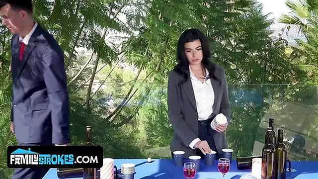 girlfriend 3 - Dirty Bitches Gal and Aubree Reunite Stepmommy and Stepdaddy in a Sloppy Orgy