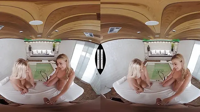 The Spa's masseuse gets blessed with worked-up babes Bailey Brooke, Bunny Colby, and Serena Avery