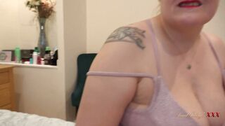 Aunt Judy's XXX - Your Busty BBW Landlady Becky Catches You with Her Panties (POV)