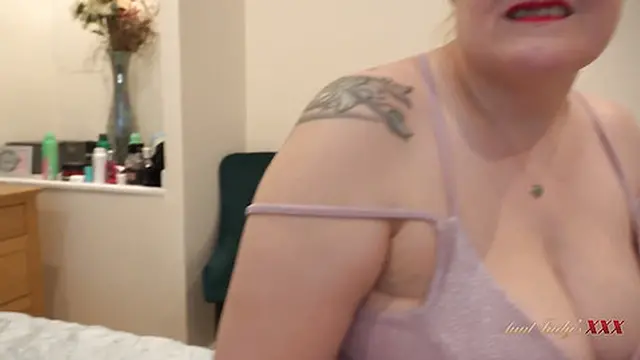 milf Judy’s XXX - Your Busty BBW Landlady Becky Catches You with Her Panties (POV)