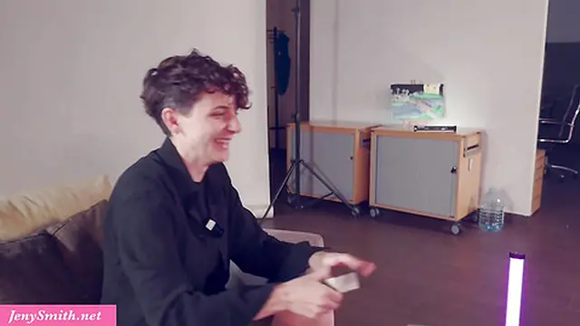 Powerful lesbian girl slaps Jeny Smith, can’t resist