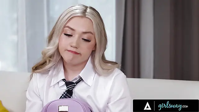 GIRLSWAY - Mature MILF Reya Lovenlight Seduces girlfriend Eva Nyx With STRAP-ON To Avoid Expulsion