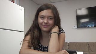 Mia Grand Gets Ger Little Pink Hole Stretched Out By A Shaved Coc