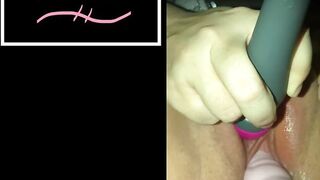 Xenabell17 fucks increasingly large dildos cumming loud & hard on each one