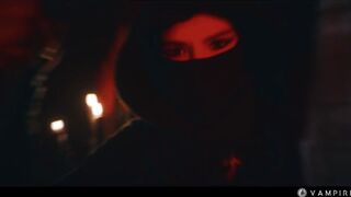 Cosplay Lesbian Vampire Sex - Bdsm Leather Girls in Lezdom Sub Dom Play Pussy Eating Session