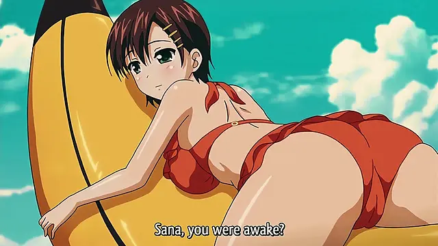 A Beauty with Big Breasts Loves Having Sex on the Beach on a Sunny Day