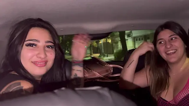 Two whores party hard, wrapping up at home with the prince