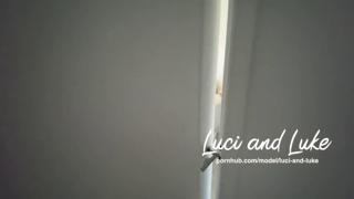 I got pounded by a dude, his cum dripping on my face - Luci and Luke